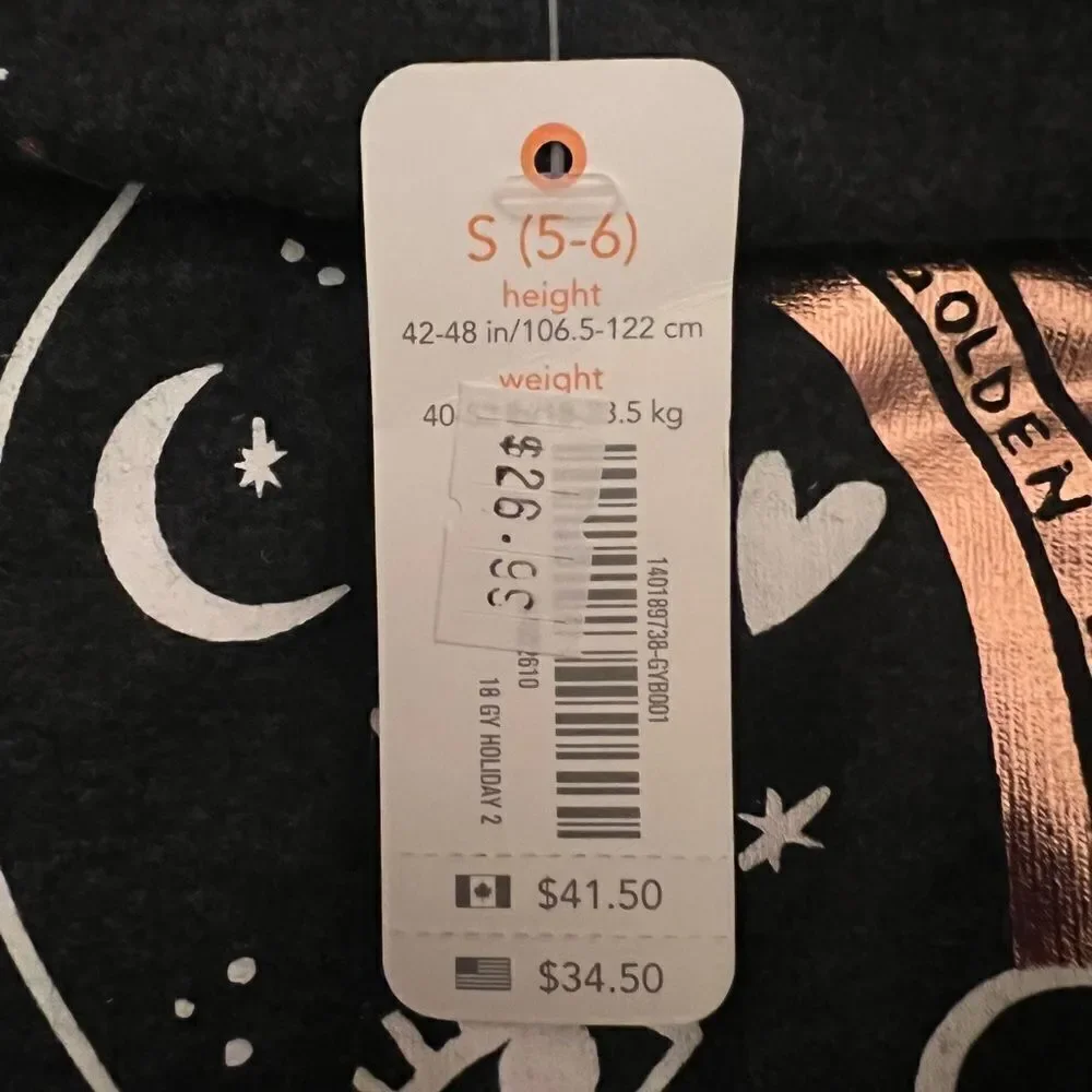 Gymboree Girls Gray Sweater Tight Knit Rose Gold Graphic Soft Small NWT